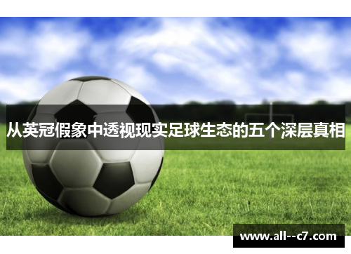 从英冠假象中透视现实足球生态的五个深层真相