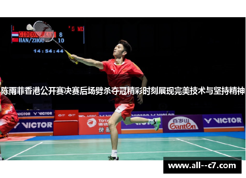 陈雨菲香港公开赛决赛后场劈杀夺冠精彩时刻展现完美技术与坚持精神